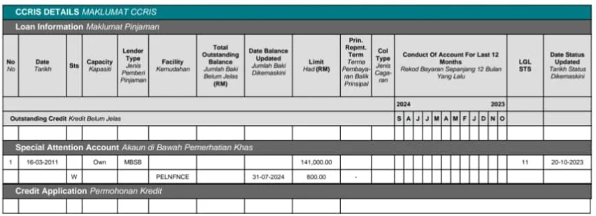 Contoh keadaan sebelum pengurusan SAA dan legal